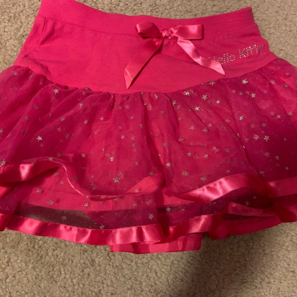 A pink Hello kitty skirt